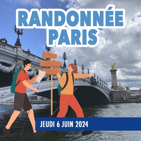 Randonnée "les principaux monuments de Paris par la seine "