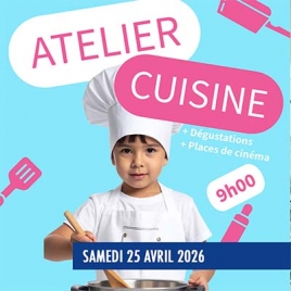 2026-03-14 - Atelier cuisine et cinéma en famille – Enfants 8 à 13 ans